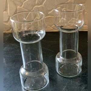 PYREX | Un-Candle Glass Candleholder | Vintage